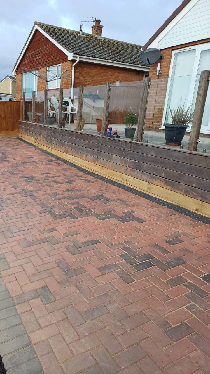 new brick paving